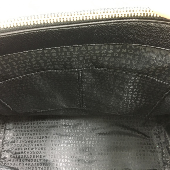 Kate Spade Black Pebbled Leather Lrg Shoulder Bag - Picture 7 of 8
